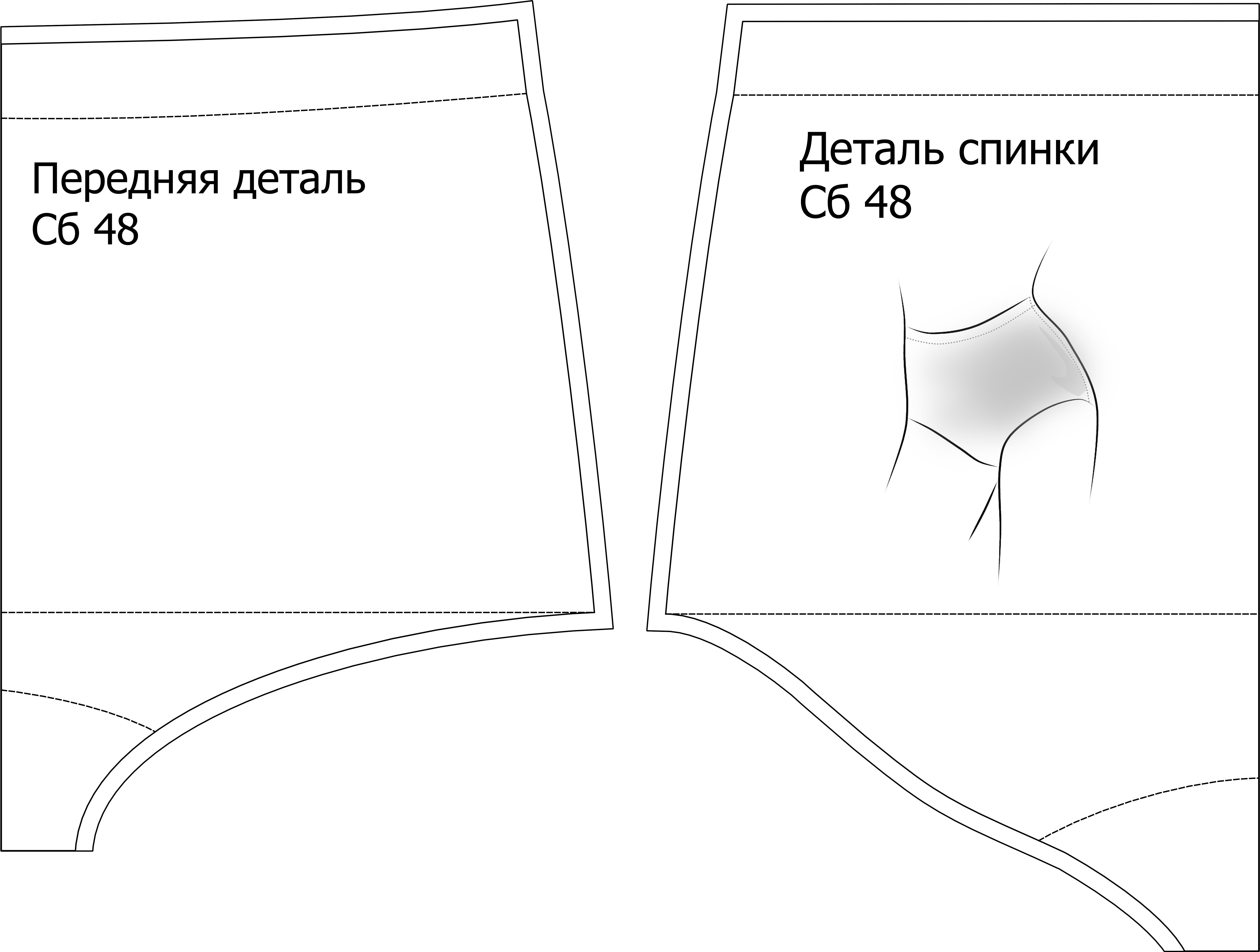 Корректировка выкройки джинсов: шпаргалка со схемами — security58.ru